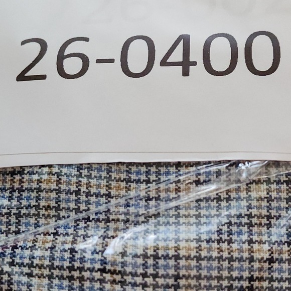 Stafford Sport Coat 56L Mens Blue Glen Plaid Wool Linen Luxury Blazer Big & Tall - Picture 12 of 12